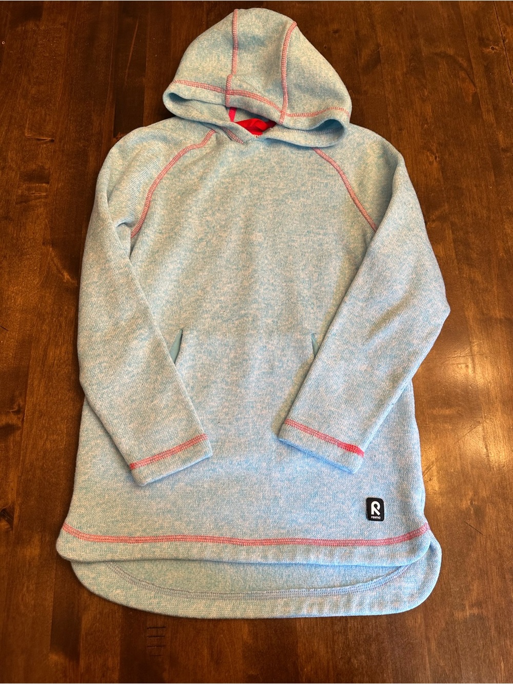 Reima Girls Long Hoodie Sweater Size 152 12 Years (US) Blue Pink Fall Winter